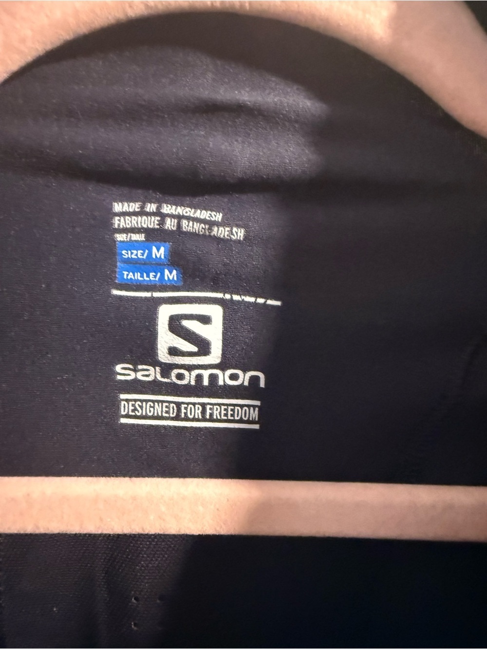 Salomon Navy Blue Jacket with Black Details - Picture 2 of 13